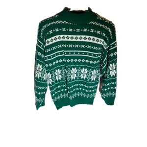 Green turtleneck Sweater